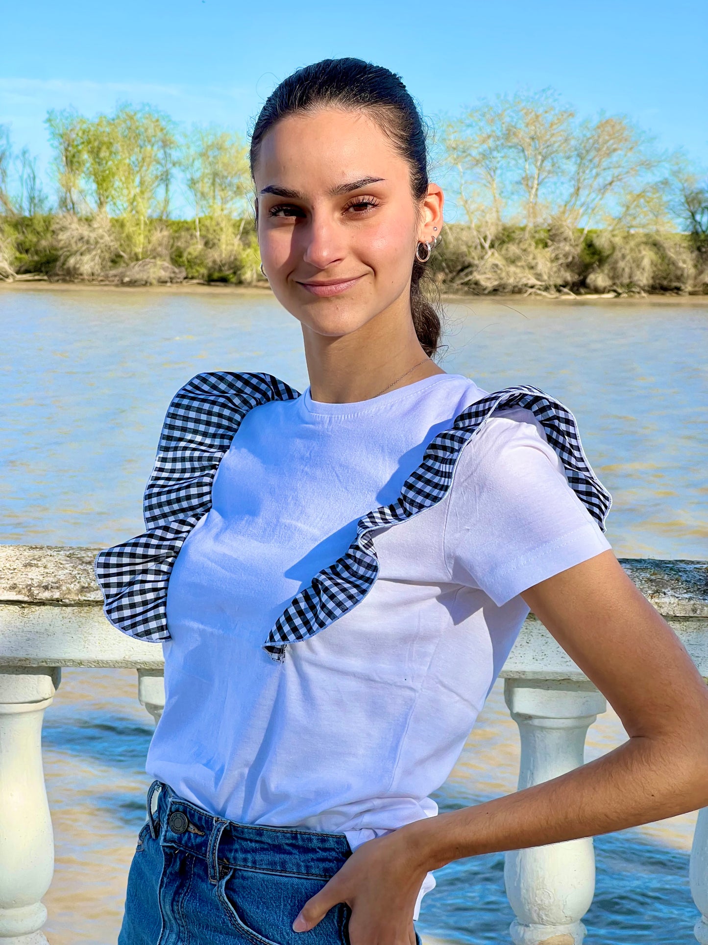 Camiseta “VOLANTE VICHY”