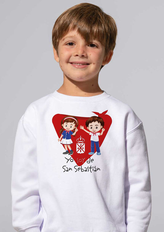 Sudadera NIÑOS YO SOY DE SAN SEBASTIÁN