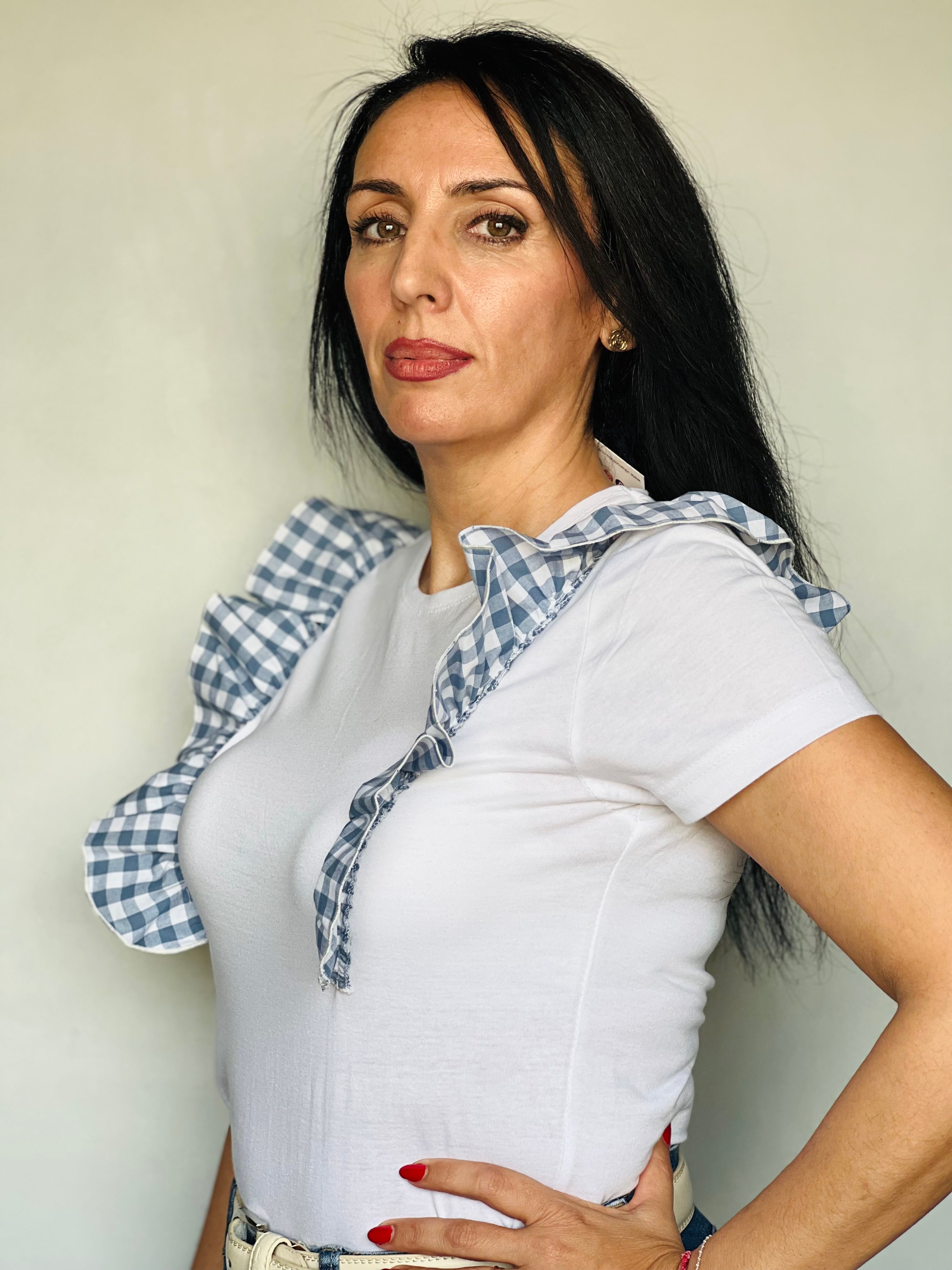Camiseta “VOLANTE VICHY”