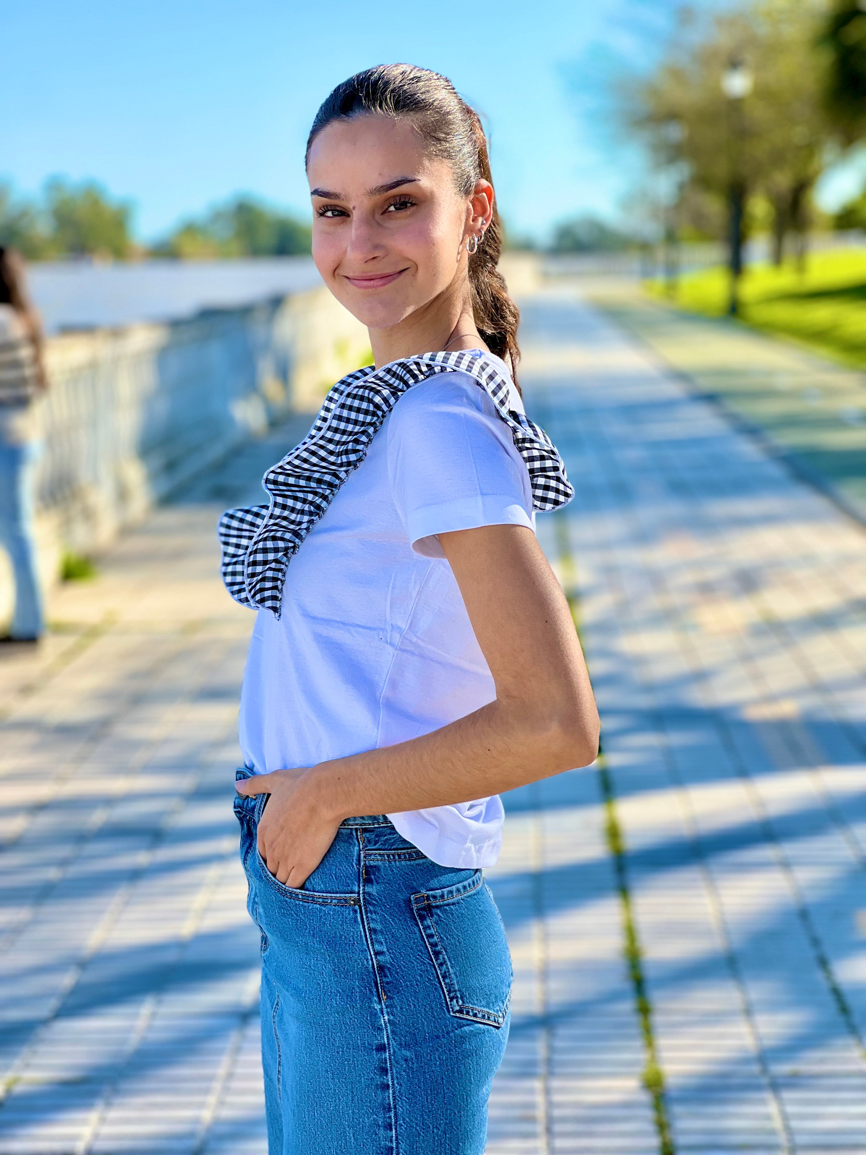 Camiseta “VOLANTE VICHY”