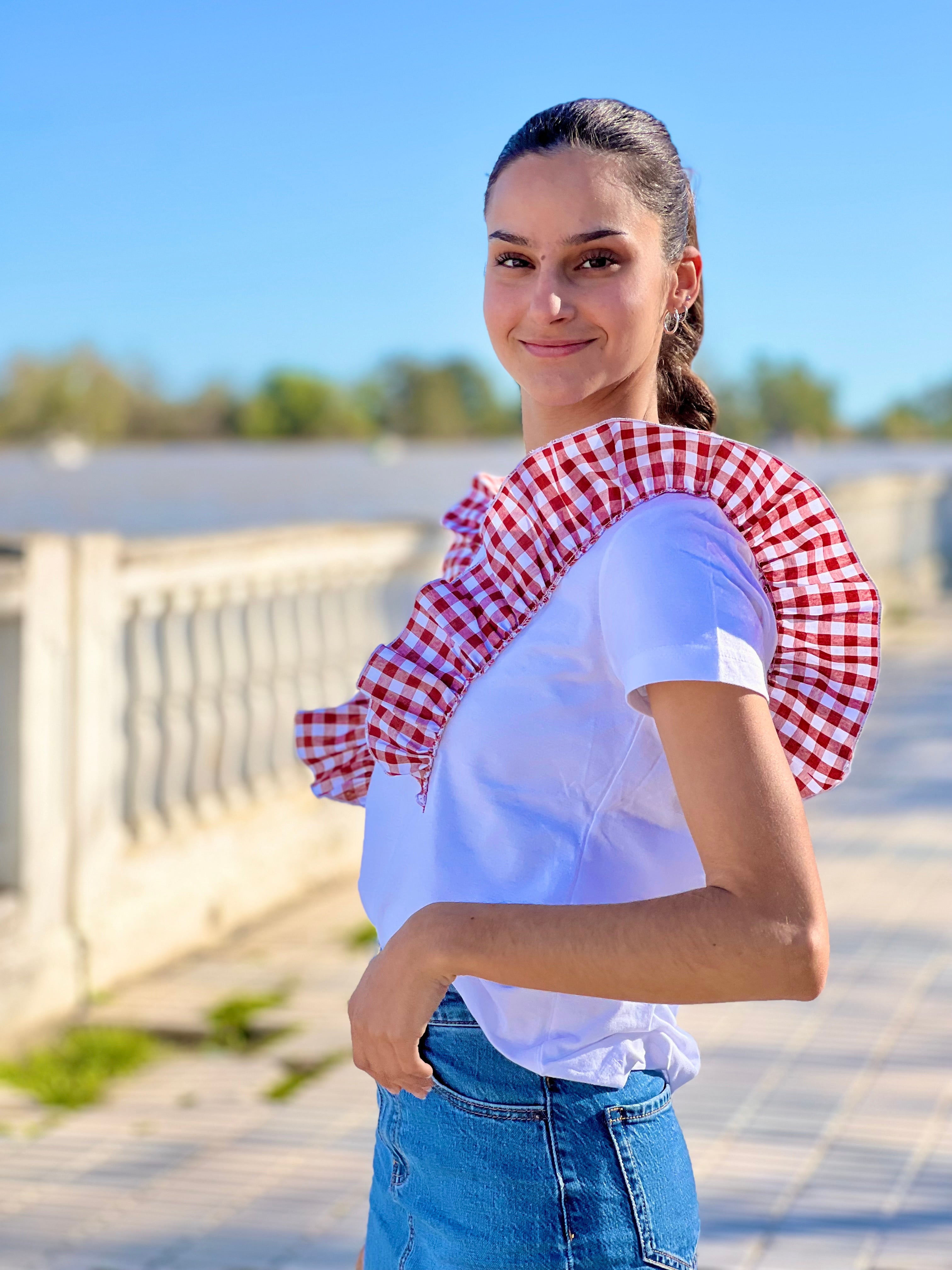 Camiseta “VOLANTE VICHY”