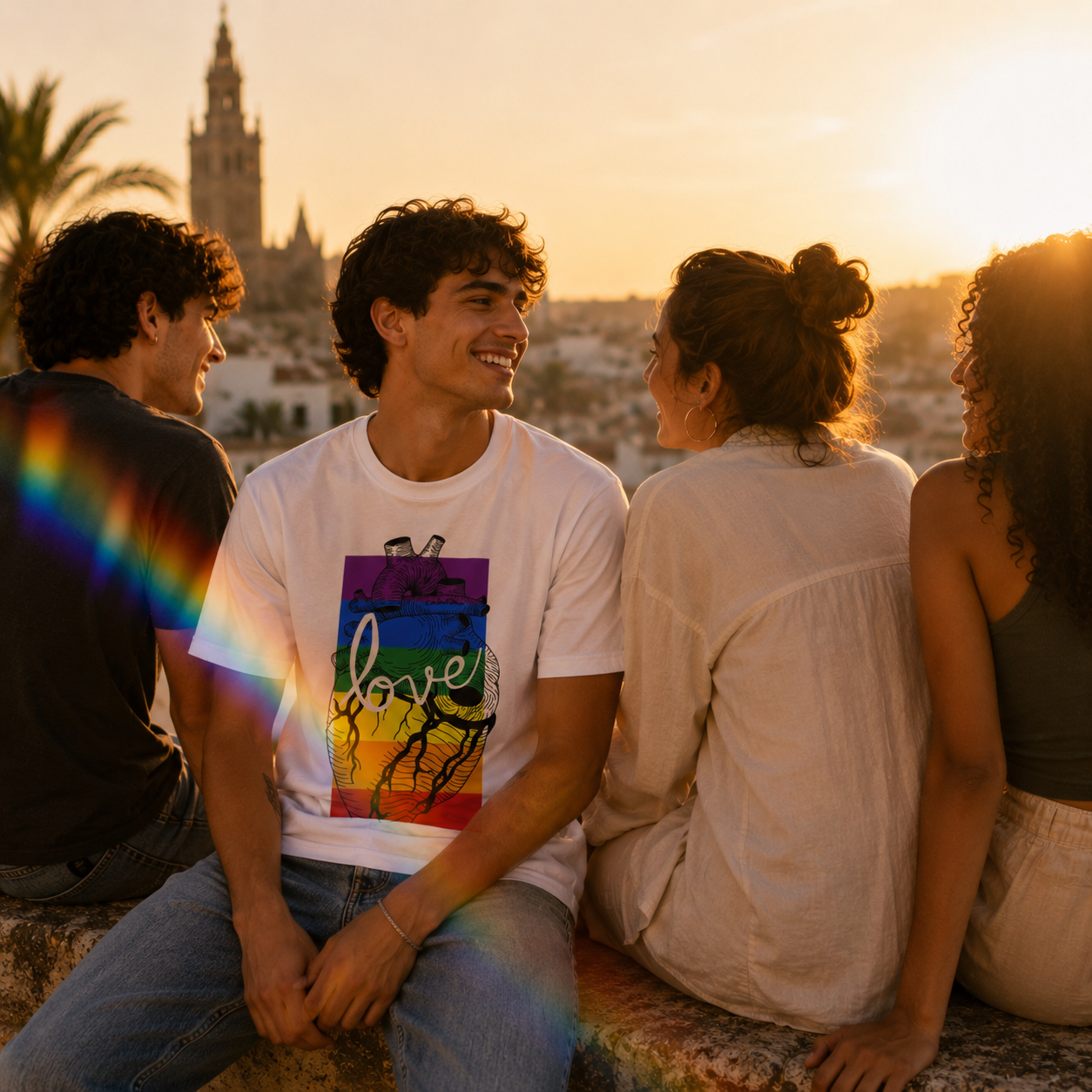 Camiseta CORAZÓN LOVE •  DIVERSIDAD