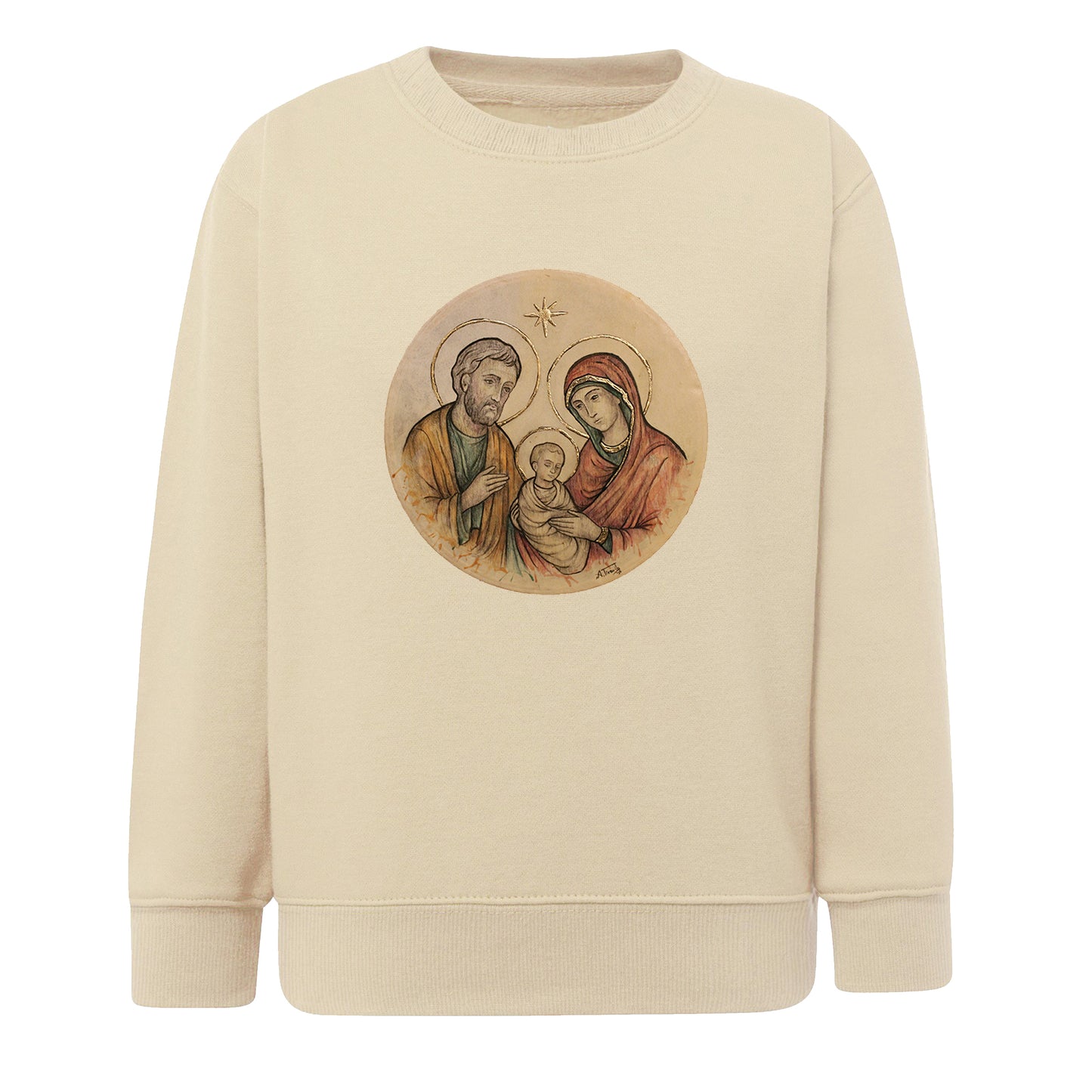 Sudadera beige “PANDERETA”