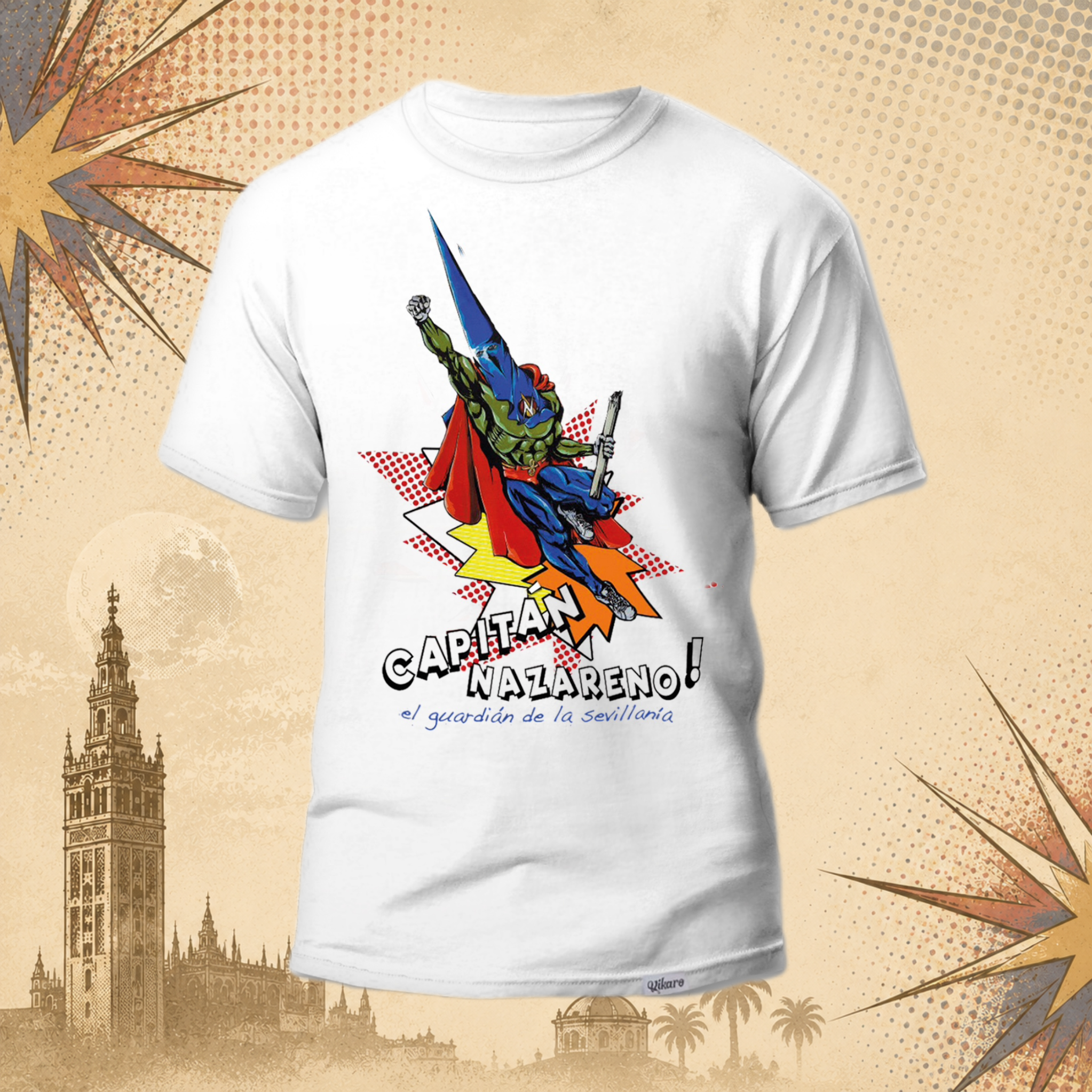 Camiseta Capitán Nazareno "GUARDIÁN DE LA SEVILLANÍA"
