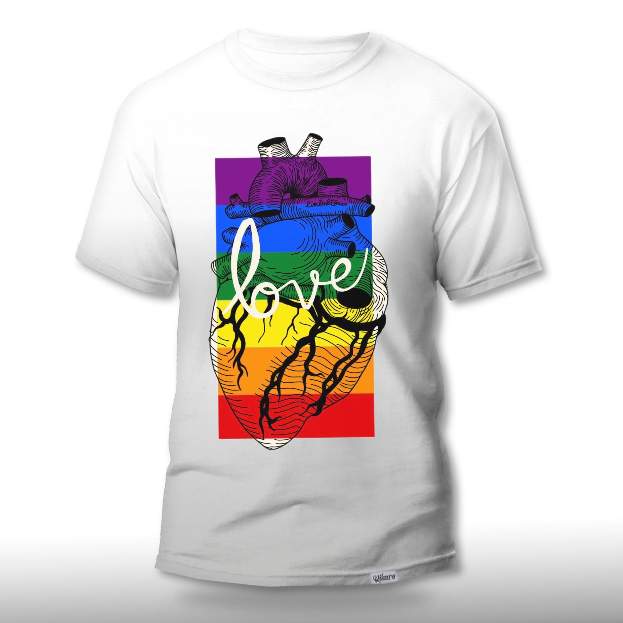Camiseta CORAZÓN LOVE •  DIVERSIDAD
