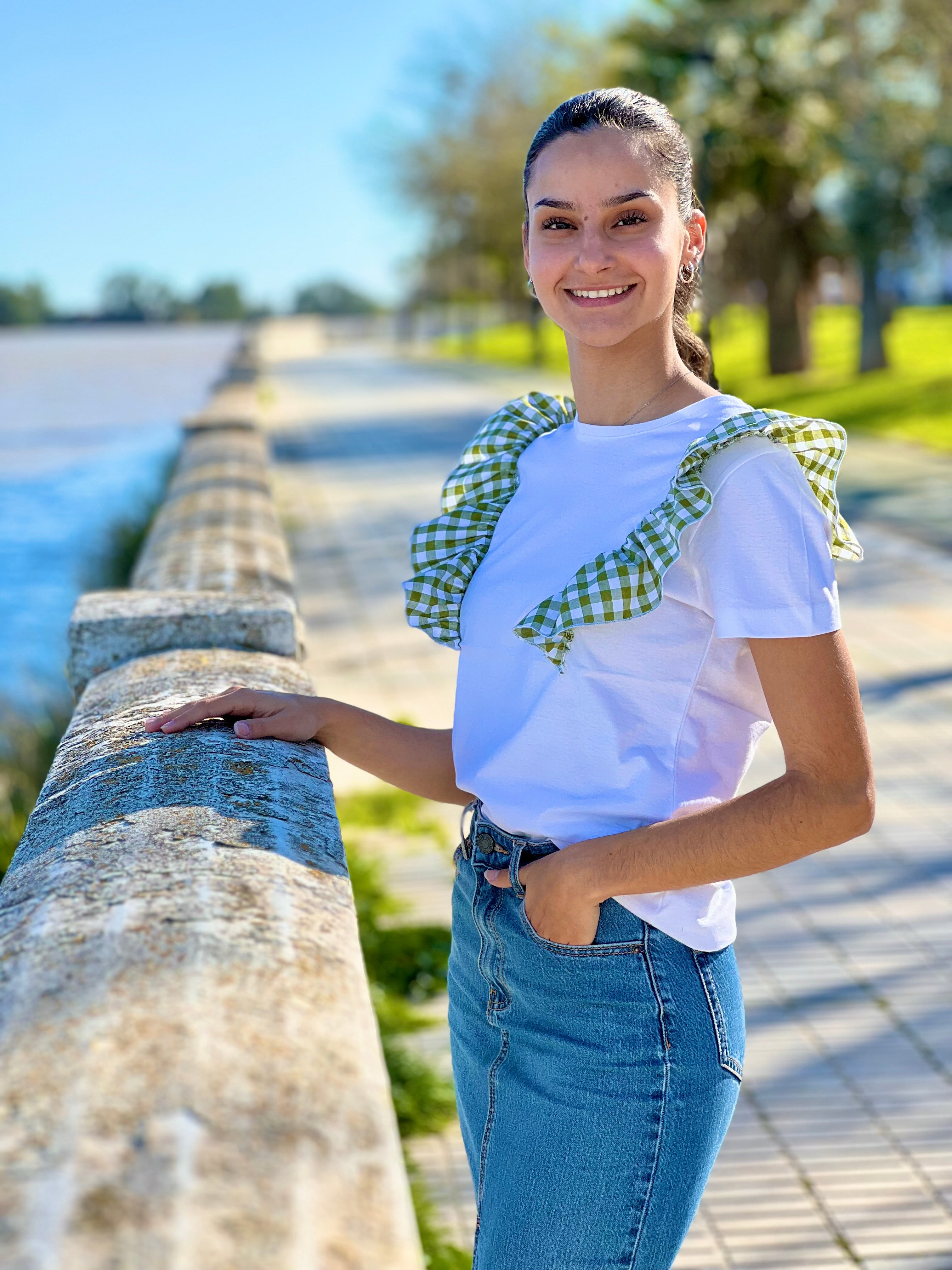 Camiseta “VOLANTE VICHY”