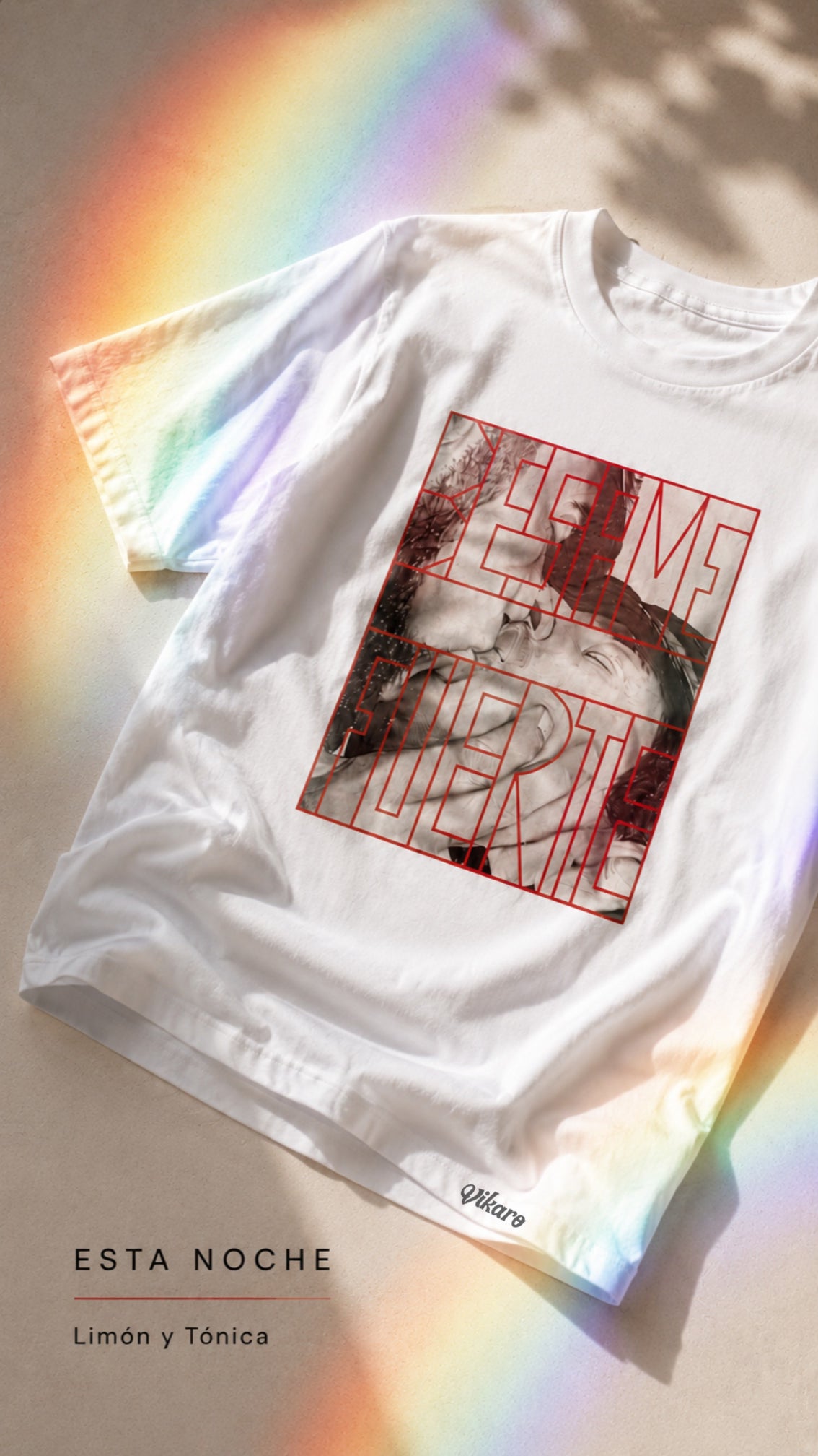 Camiseta “BESAME FUERTE”