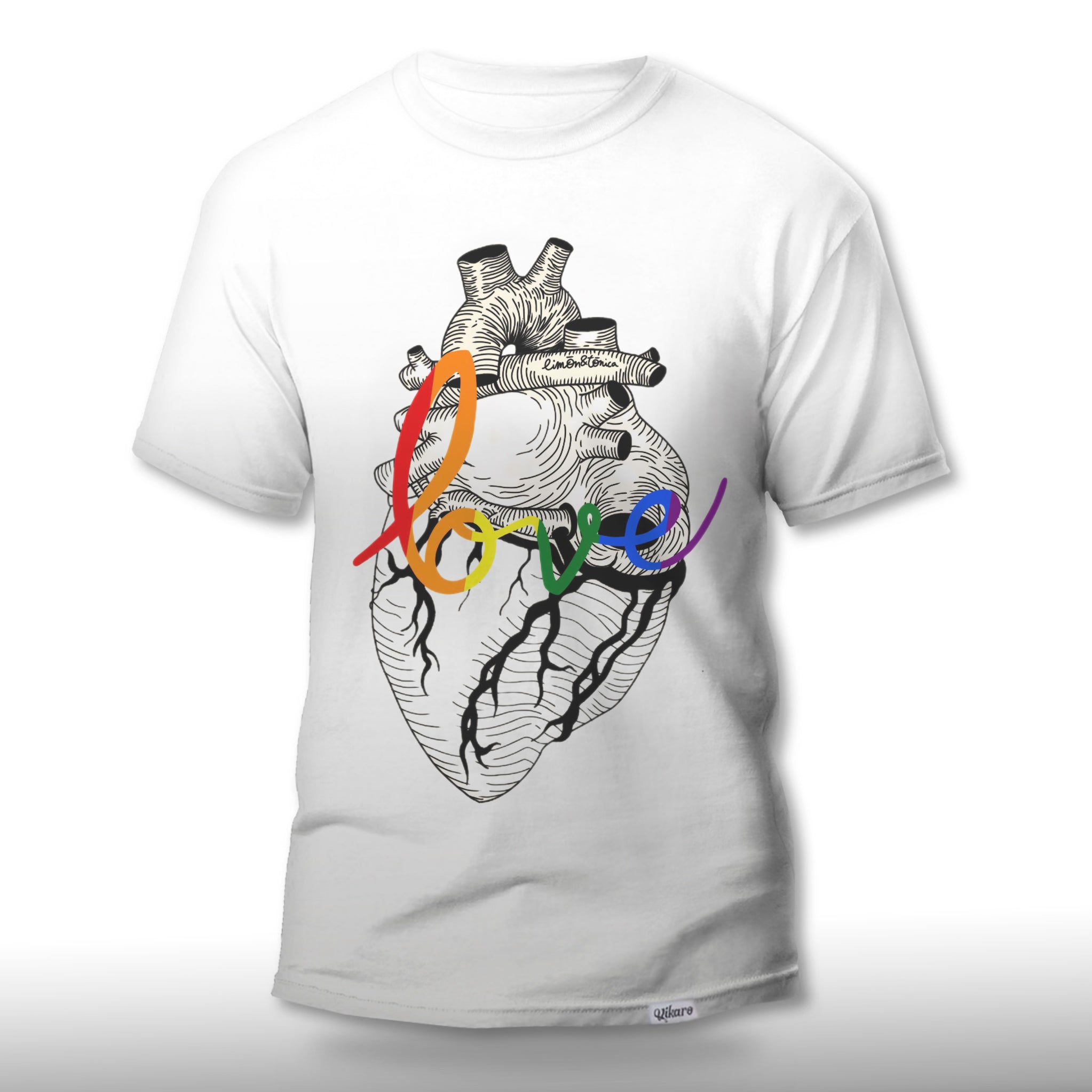 Camiseta CORAZÓN LOVE • ORGULLO