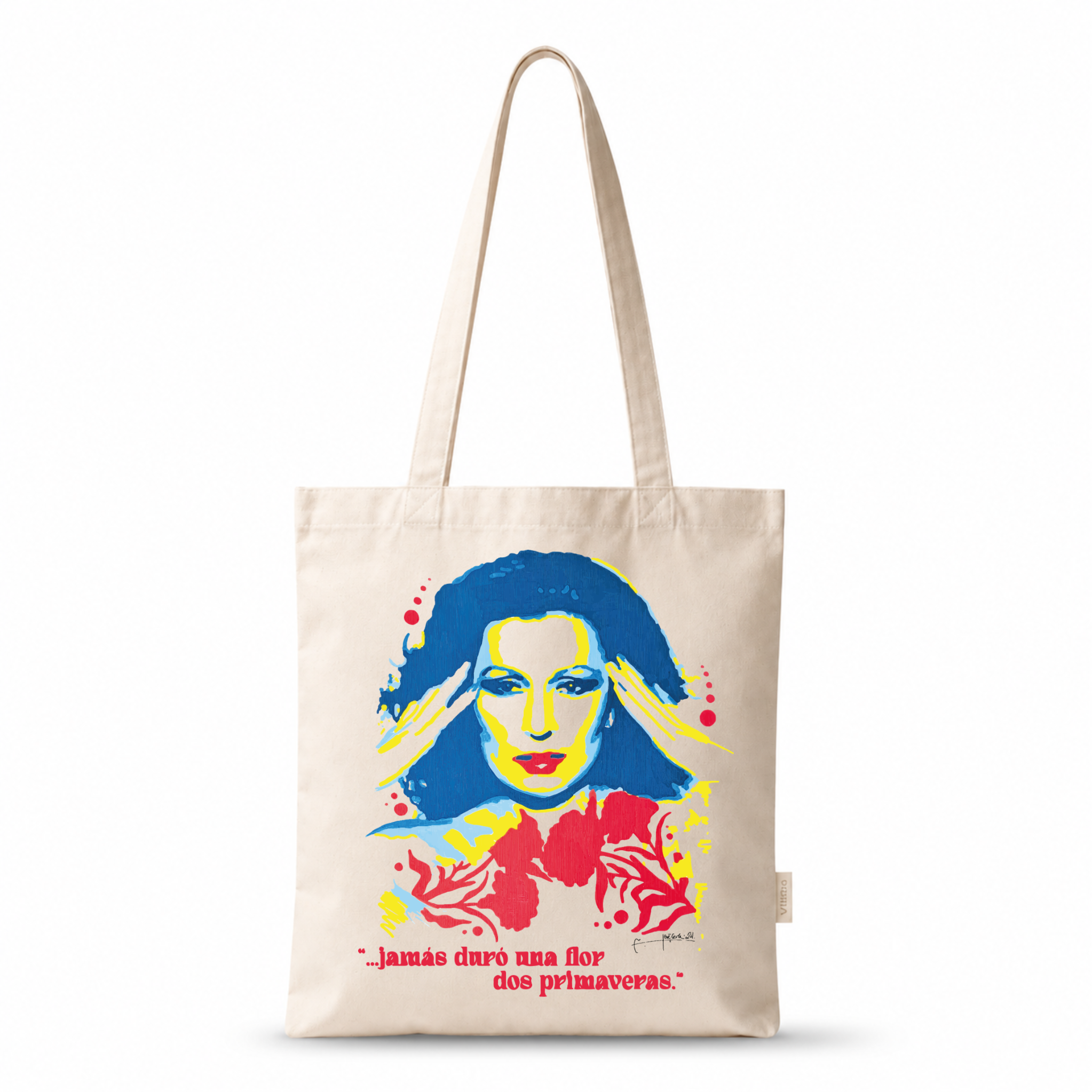 Totebag JAMÁS DURÓ UNA FLOR DOS PRIMAVERAS - ROCIO JURADO”