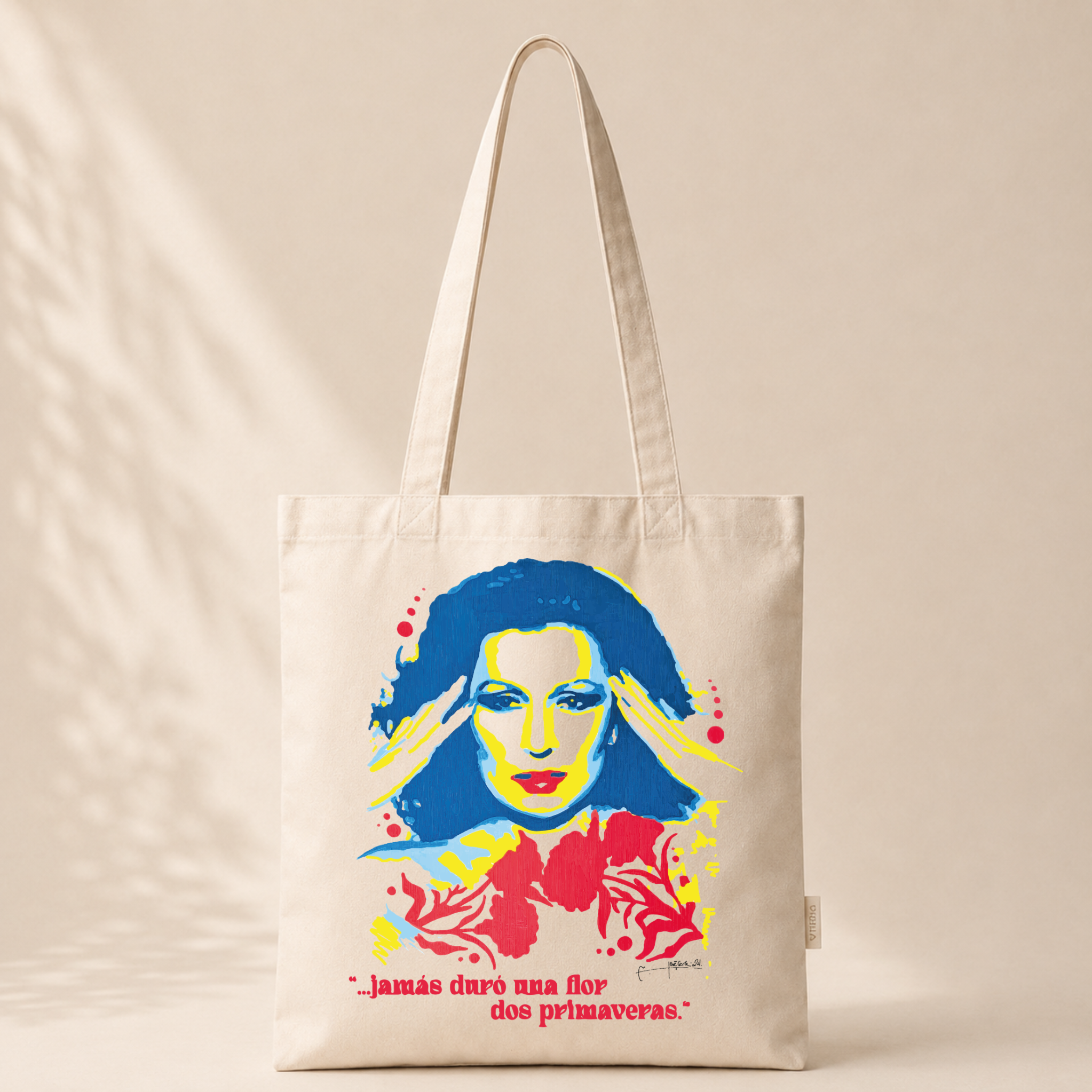 Totebag JAMÁS DURÓ UNA FLOR DOS PRIMAVERAS - ROCIO JURADO”