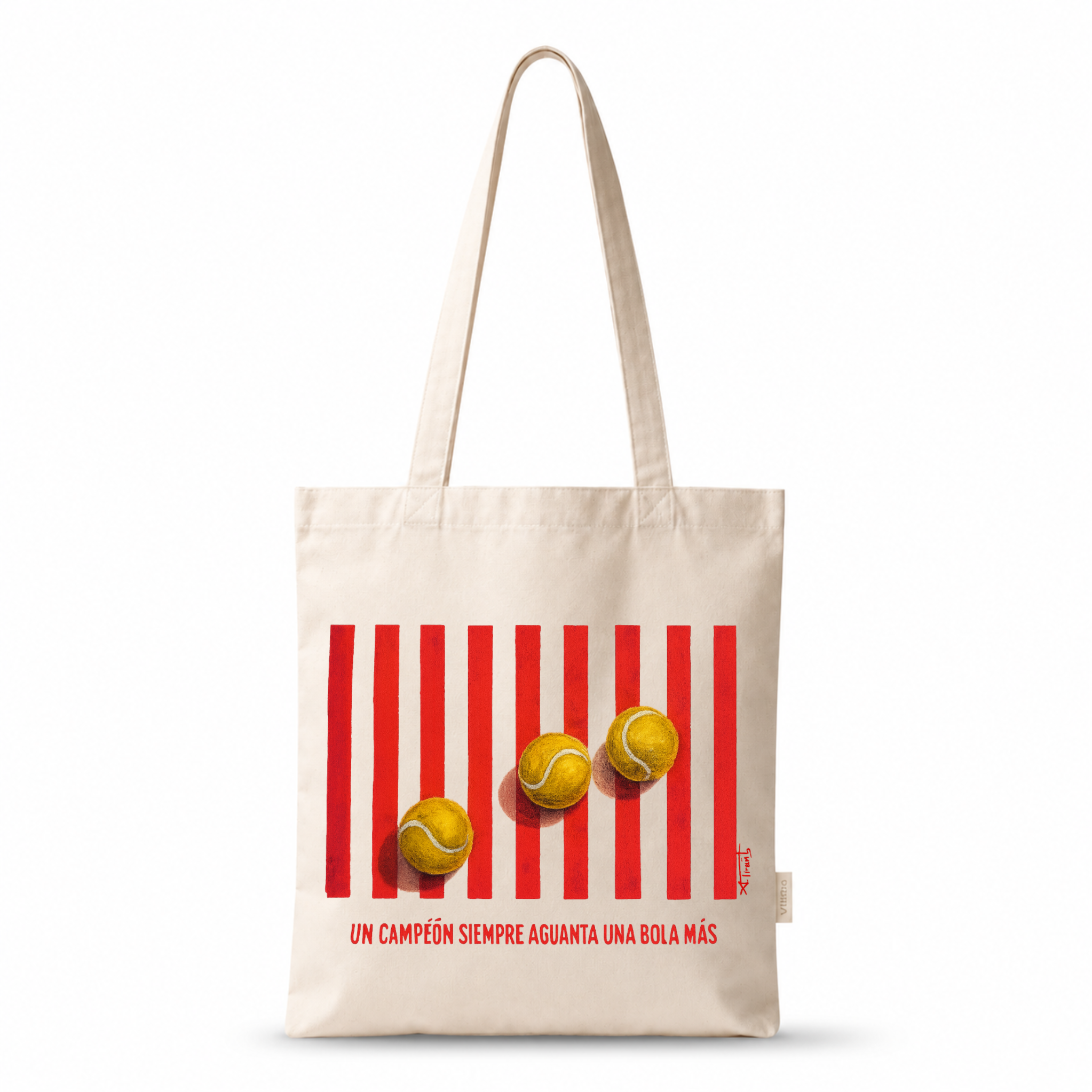 Totebag  “UN CAMPEÓN SIEMPRE AGUANTA UNA BOLA MÁS”