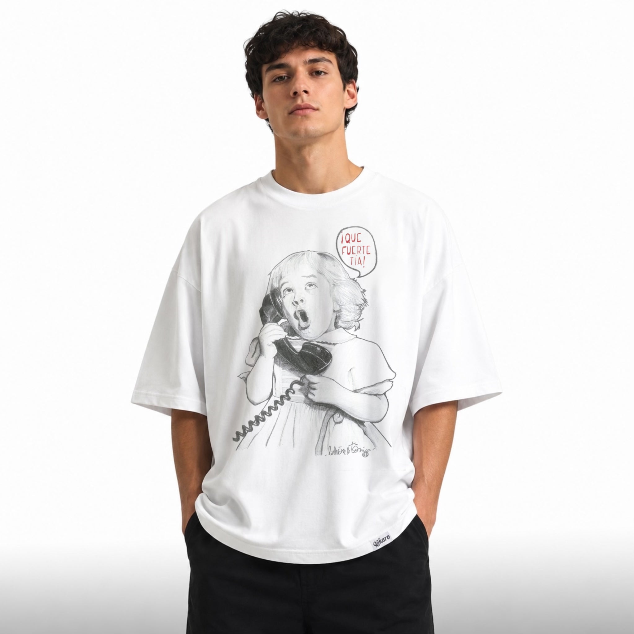 Camiseta ZARVAJE | ¡QUE FUERTE TIA!