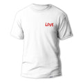 Camiseta "LOVE ROJO" pecho y espalda