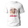 Camiseta cofrade de Jose Carlos Torres SUBLIME inspirada en la Virgen de la Estrella de Triana Sevilla. Diseño delantero